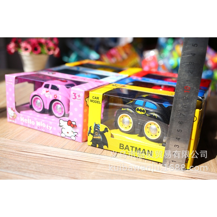 Xe hoạt hình có nhạc bằng kim loại cho bé