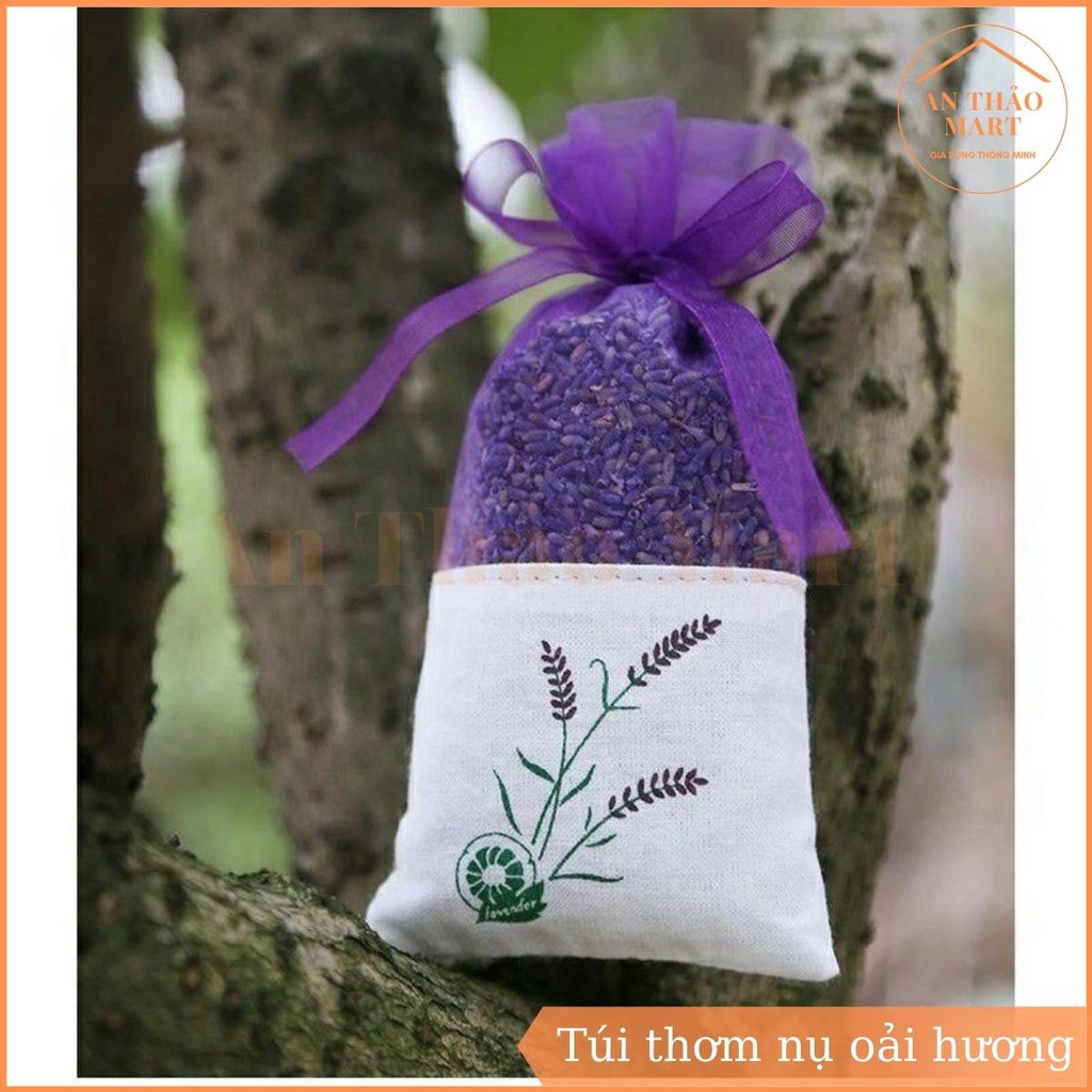 Túi Thơm Để Phòng, Để Xe, Tủ, Kệ, Nụ Hoa Khô Oải Hương Lavender