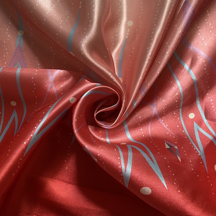 Vải Phi Bóng Bông Chân 2 Đầu Khổ 1m5, Chất Vừa Phải, Bóng Láng, Rũ, Không Co Giãn, Không Cần Lót.