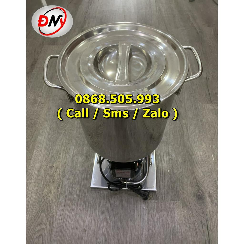 Máy xay rau má, xay lá sương sâm, lá dứa, xay tỏi ớt làm tương ớt siêu khỏe - Mô tơ 1100W, nồi cao 25cm - dây đồng 100%