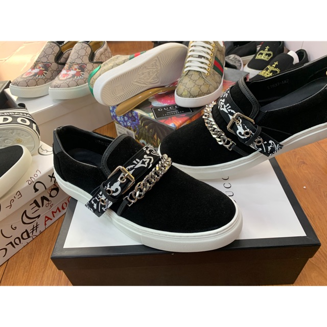 🔥 HOT TREND🔥 Giày Nam Slip On AMIRI cực ngầu bao giá sập sàn