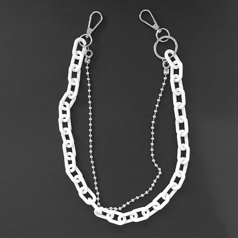 Dây Xích Kim Loại Kẹp Thắt Lưng / Ví / Quần Jean Phong Cách Punk Cá Tính