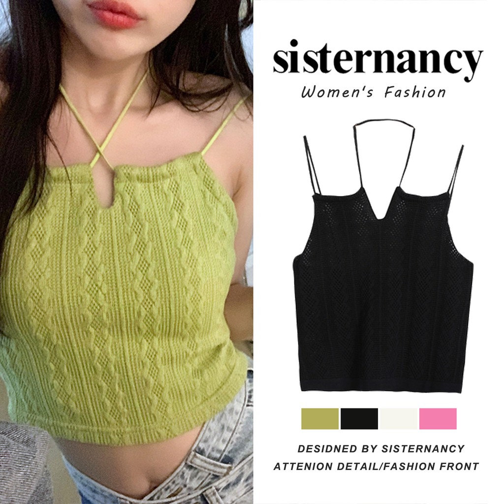 COZOK Áo dệt kim không tay 4 màu sắc chọn lựa thời trang cho nữ