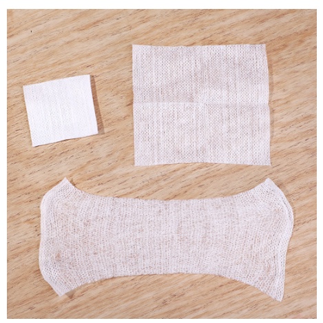 Bông cotton lotion mask đắp toner MONKIDS gồm 240 miếng bông tẩy trang mỏng co giãn tốt