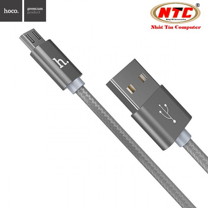 Cáp sạc microUSB Hoco X2 cho điện thoại android - dài 1m (Màu ngẫu nhiên)