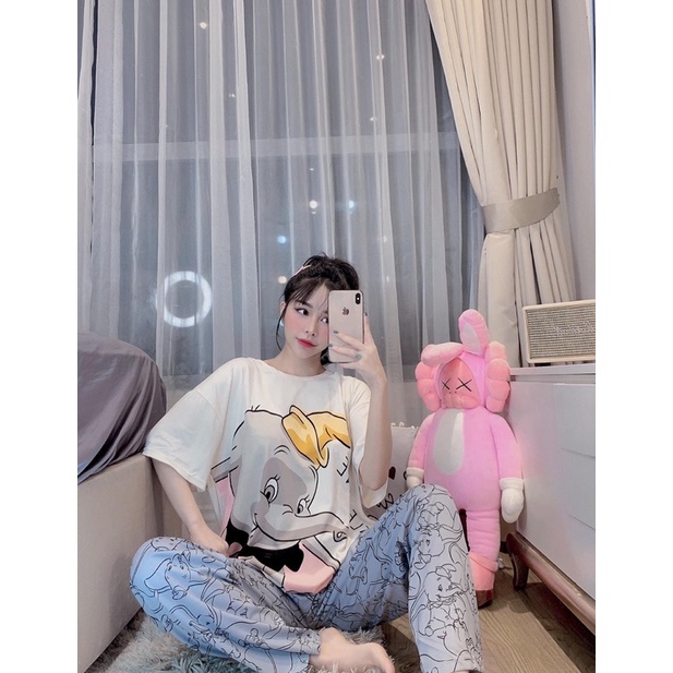 Bộ thun cute quần dài | BigBuy360 - bigbuy360.vn