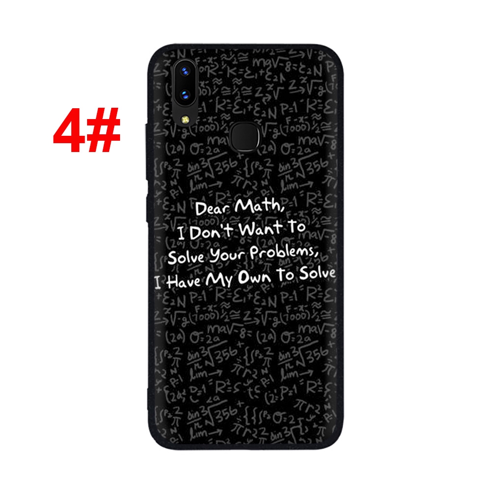 Phone Case for Huawei P Smart Plus Z Plus Y6 Y7 Y9 Prime 2019 2018 91S Maths vector Soft TPU Back Cover