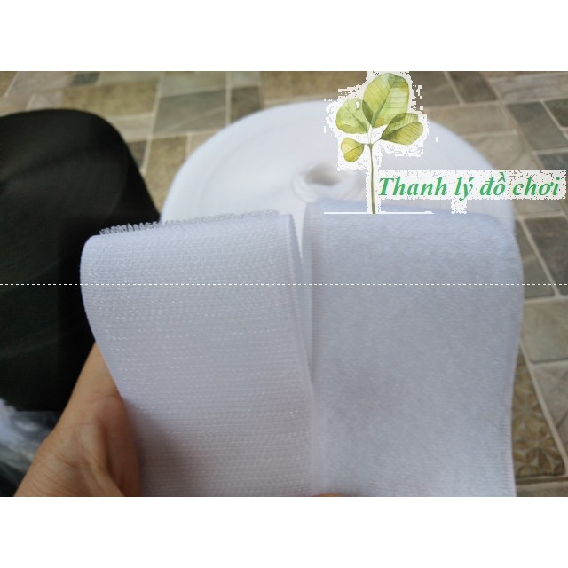 Dính gai khóa nhám KHÔNG KEO bản rộng 5cm