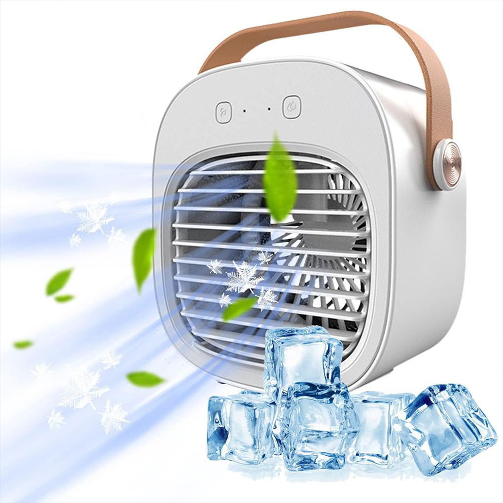 Quạt Điều Hòa Mini Di Động Kèm Sạc Tiện Dụng Cho Gia Đình / Văn Phòng