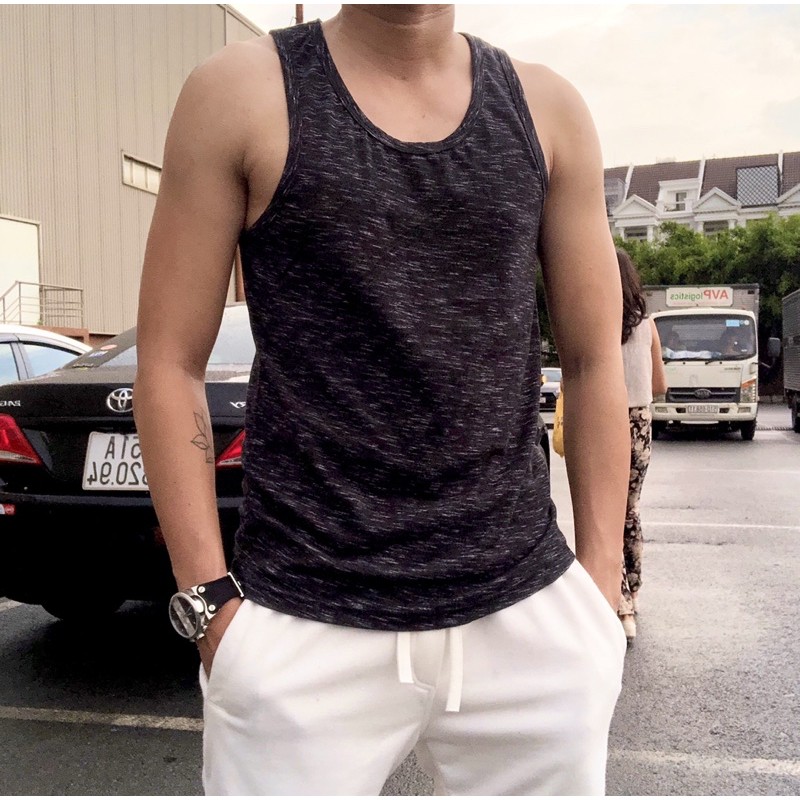 [Freeship]Áo Ba Lỗ Tanktop Nam Cotton 100% cực mịn và mát mẻ