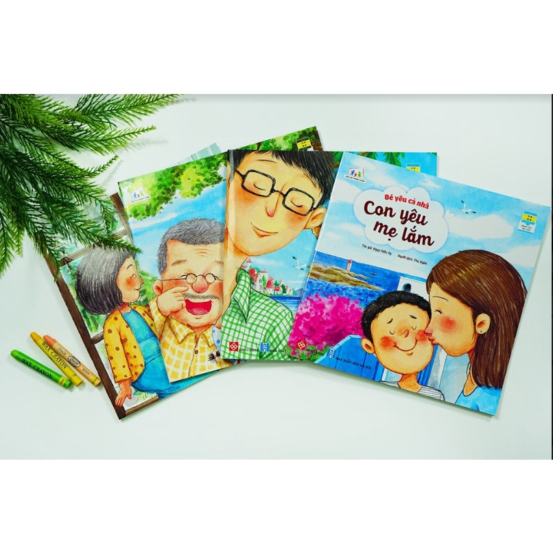 Sách - Combo Bé yêu cả nhà ( 4 quyển )
