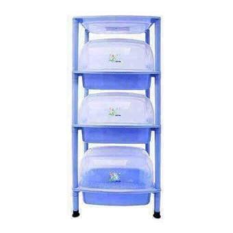 Kệ chén Việt Nhật 3 tầng có nắp đậy - đồ dùng nhà bếp bằng nhựa cao cấp an toàn | KỆ CHÉN 3T CÓ NẮP