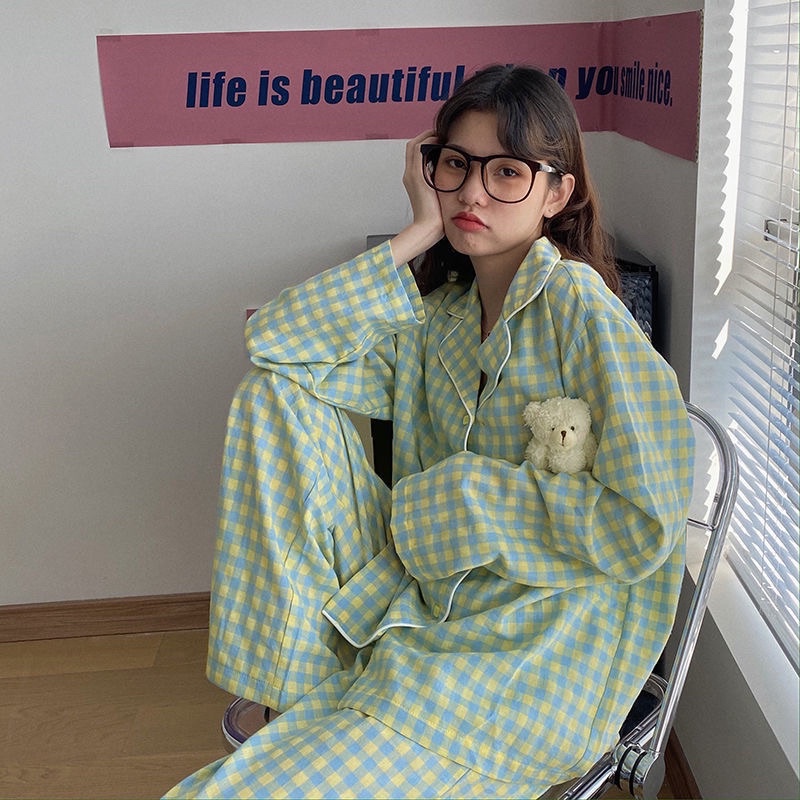 Bộ pijama mặc nhà thu đông tay dài, quần dài chất cotton siêu đẹp nhiều hoạ tiết thời trang