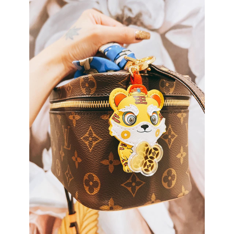 Móc treo chìa khóa hổ 24k mẫu mới 2022,Móc treo túi xách hổ may mắn 2022-Minh Tâm Jewelry