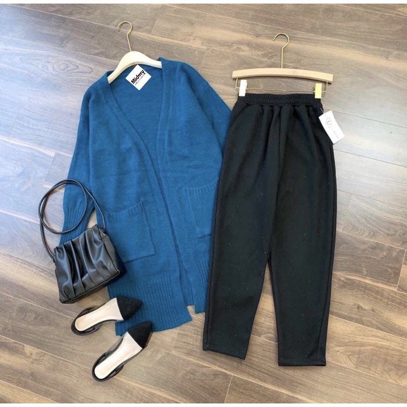 quần baggy nỉ 4 màu