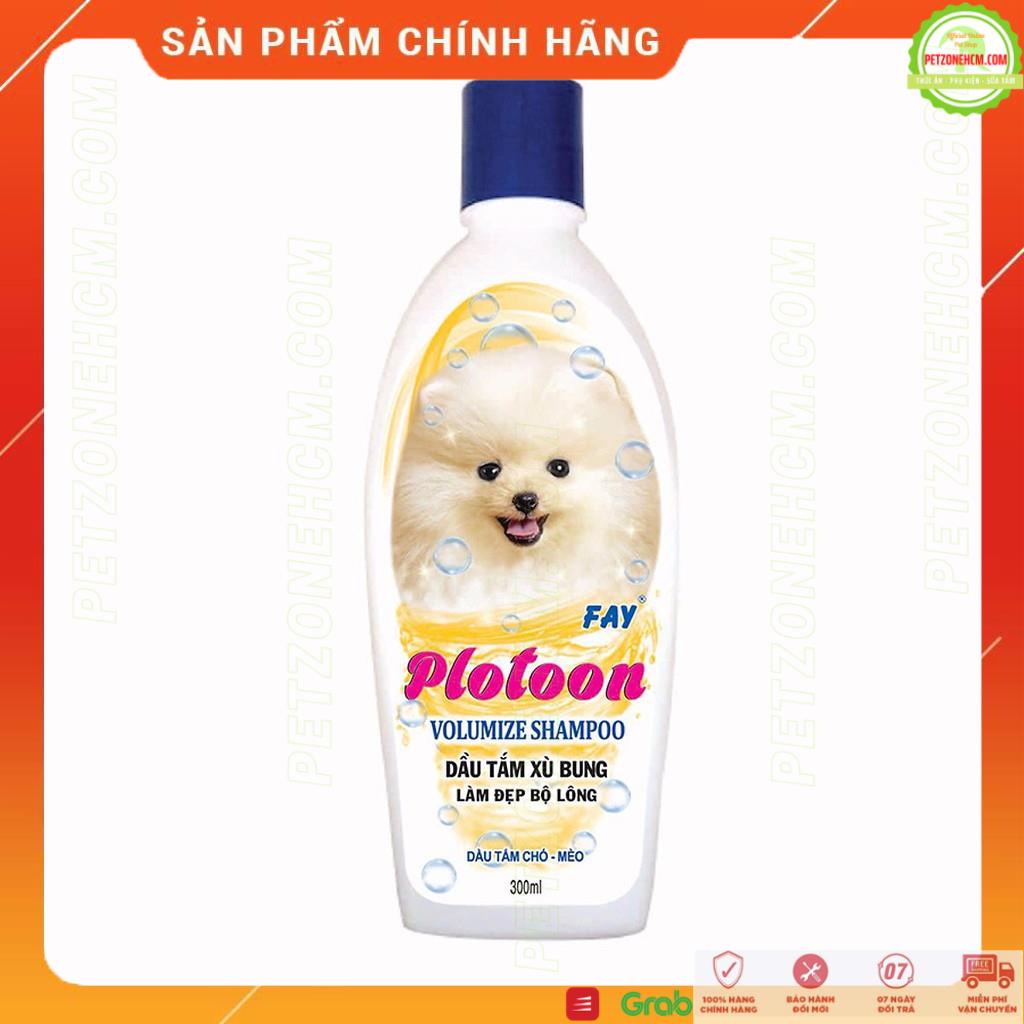 Sữa tắm FAY PLOTOON Volumize cho chó lông xù 300ml ️ FREESHIP ️ Dầu tắm xù bung, làm đẹp bộ lông cho các giống chó mèo