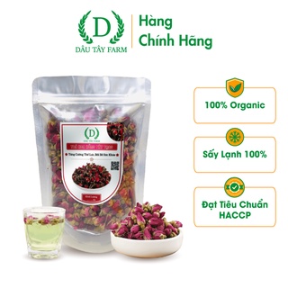 Trà hoa hồng tây tạng sấy khô dâu tây farm đẹp da thải độc chống lão hóa