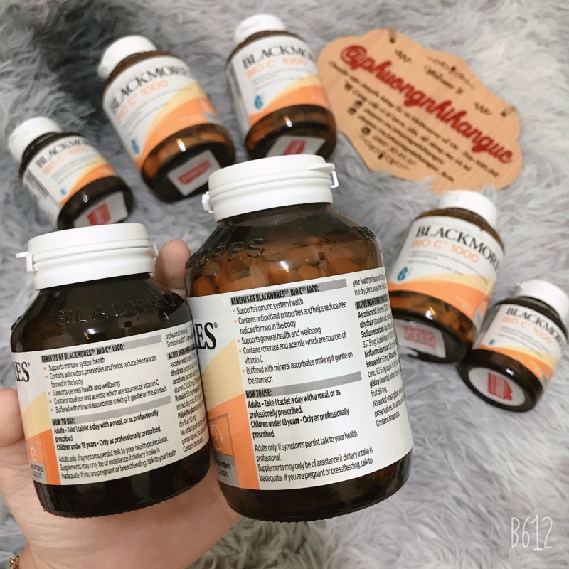 VIÊN UỐNG BỔ SUNG VITAMIN C BLACKMORES BIO C® 1000mg - FULL BILL MUA TẠI ÚC