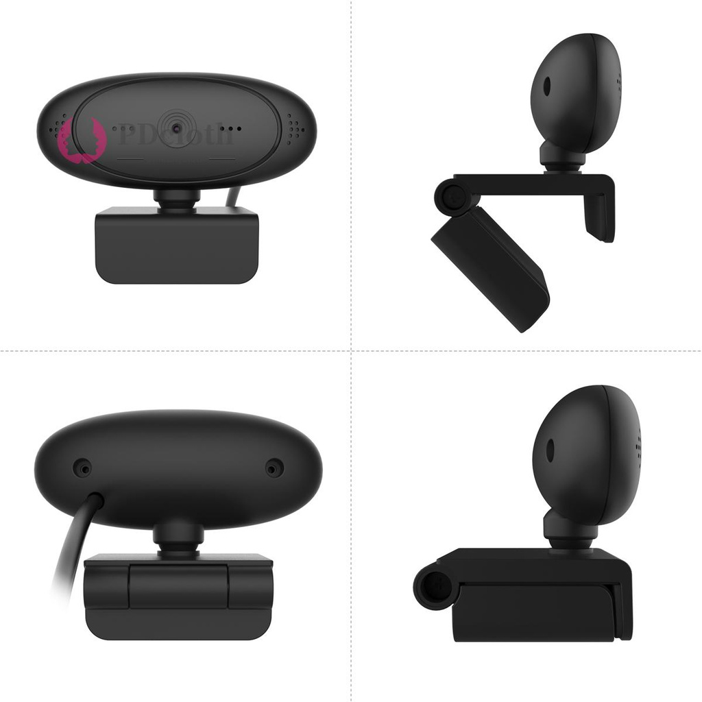 Webcam 1080p Hd 2 Mega Pixel Xoay 360 Độ Kèm Micro Tiện Dụng | BigBuy360 - bigbuy360.vn