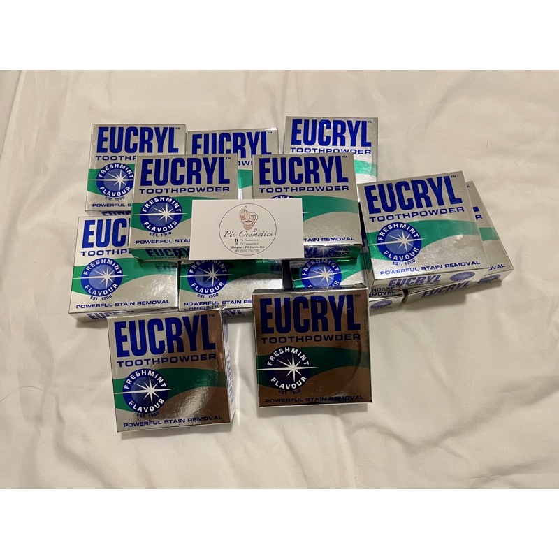 Bột Tẩy Trắng Răng Eucryl Toothpowder Powerful Stain Removal 50g