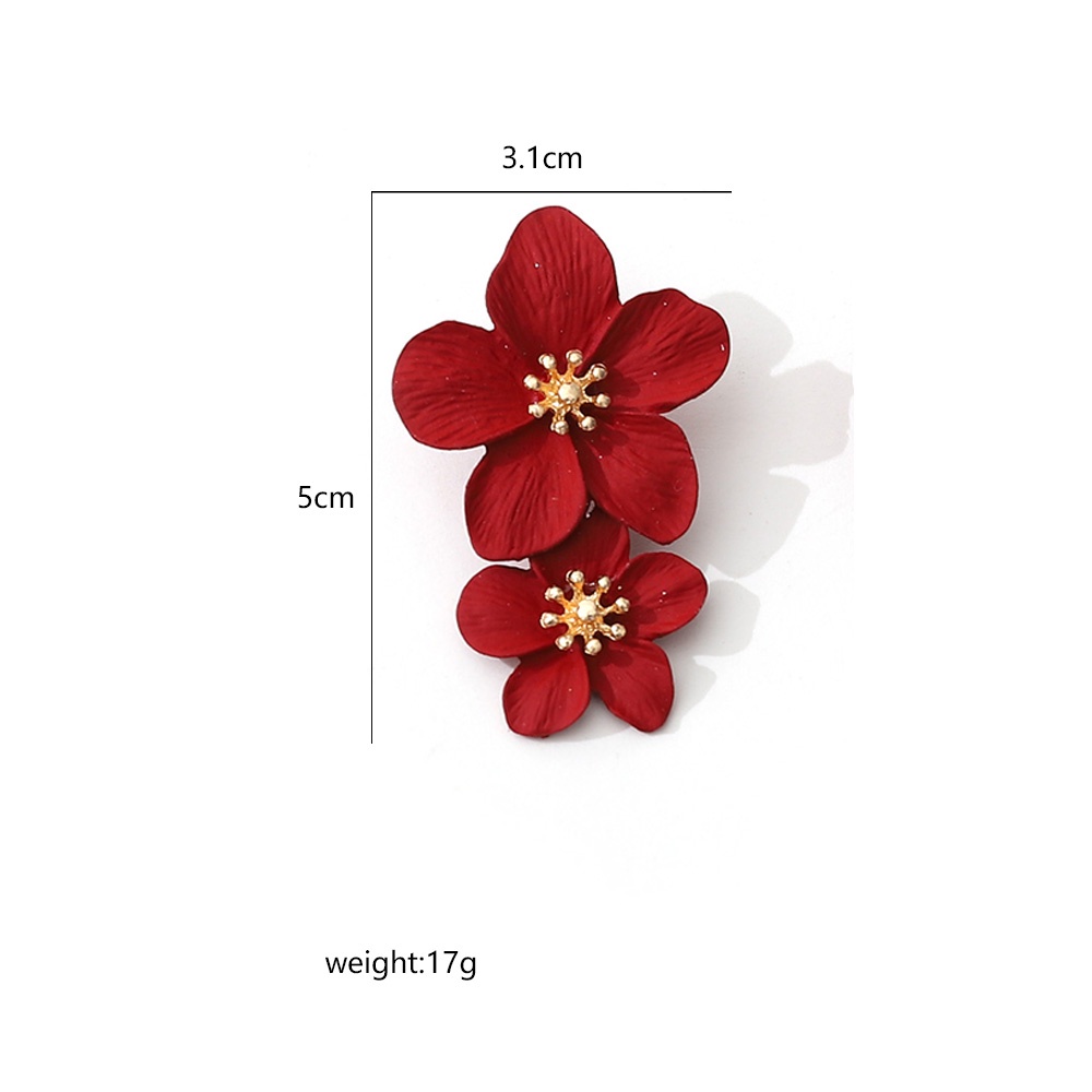 1 Đôi Bông Tai Hình Hoa Thanh Lịch Dành Cho Nữ