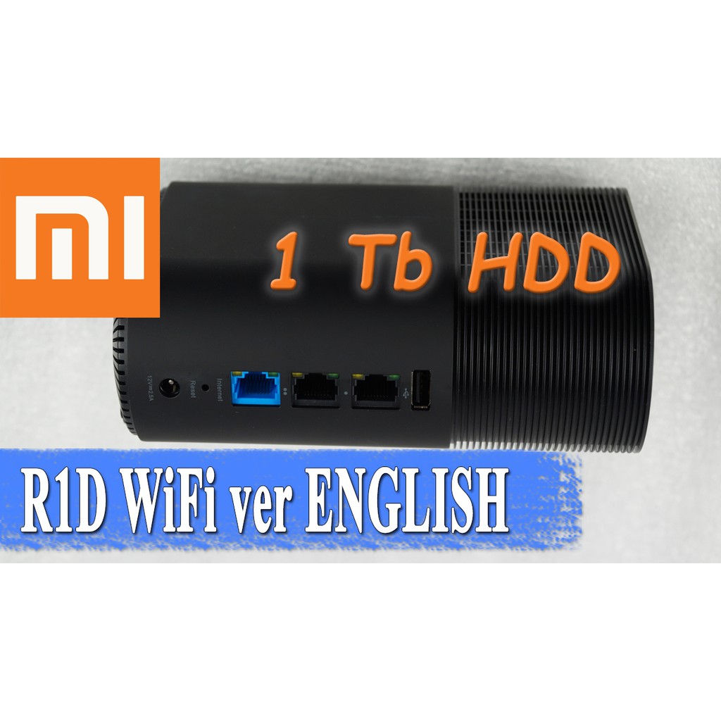 Bộ phát wifi Xiaomi Router R1D tích hợp ổ cứng 1tb : Chính Hãng