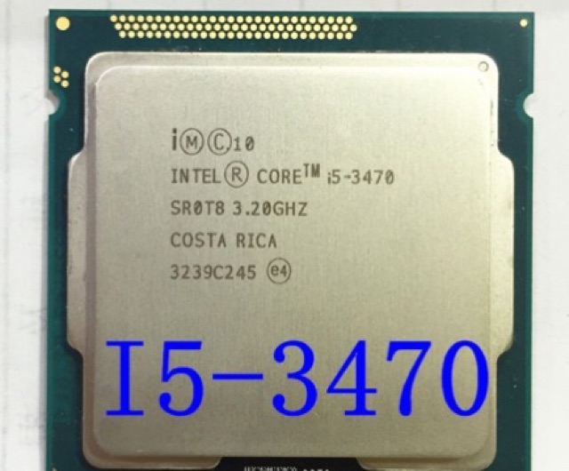 VI SỬ LÍ CPU Intel Core I5 3470 Cũ