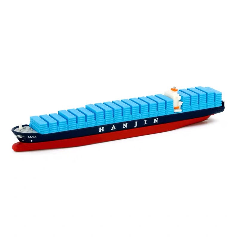 Mô Hình Tàu Chở Hàng Hanjin 145 1:4000 Bằng Hợp Kim