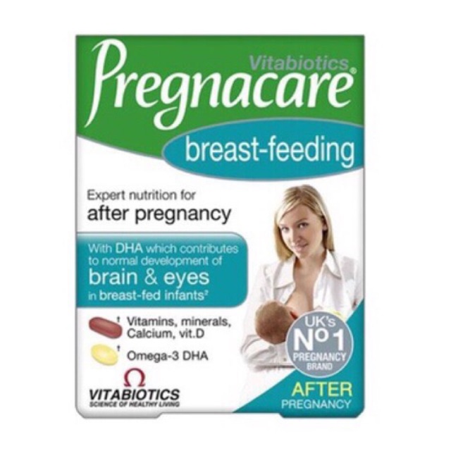 Vitamin lợi sữa Pregnacare Breast Feeding chính hãng Uk Bổ sung dưỡng chất cho sữa mẹ