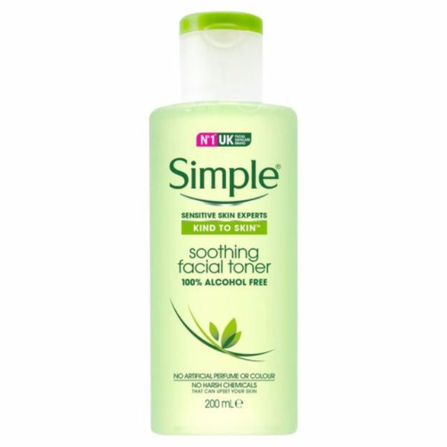 NƯỚC HOA HỒNG LÀNH TÍNH CHO MỌI LOẠI DA / SIMPLE KIND TO SKIN SOOTHING FACIAL TONER