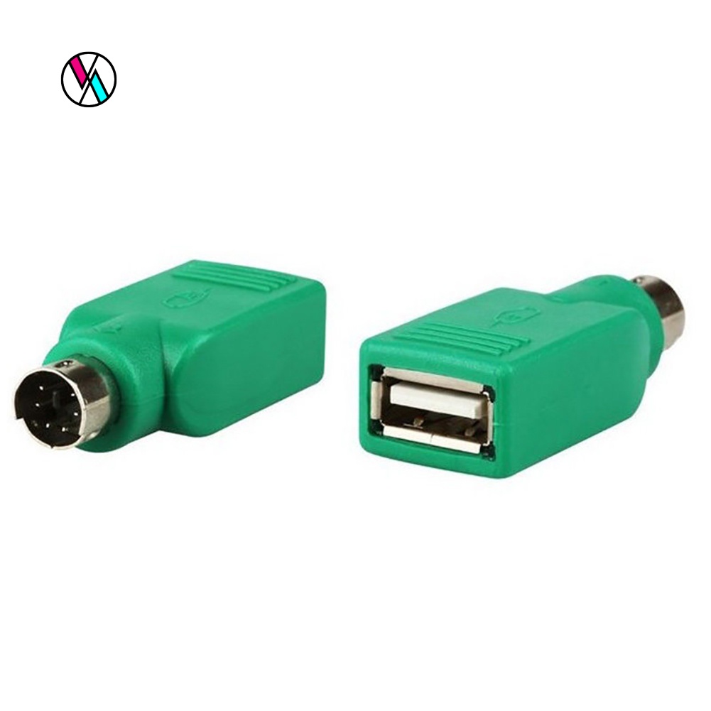Bộ 2 đầu chuyển đổi USB Female sang Male cho bàn phím và chuột PS2