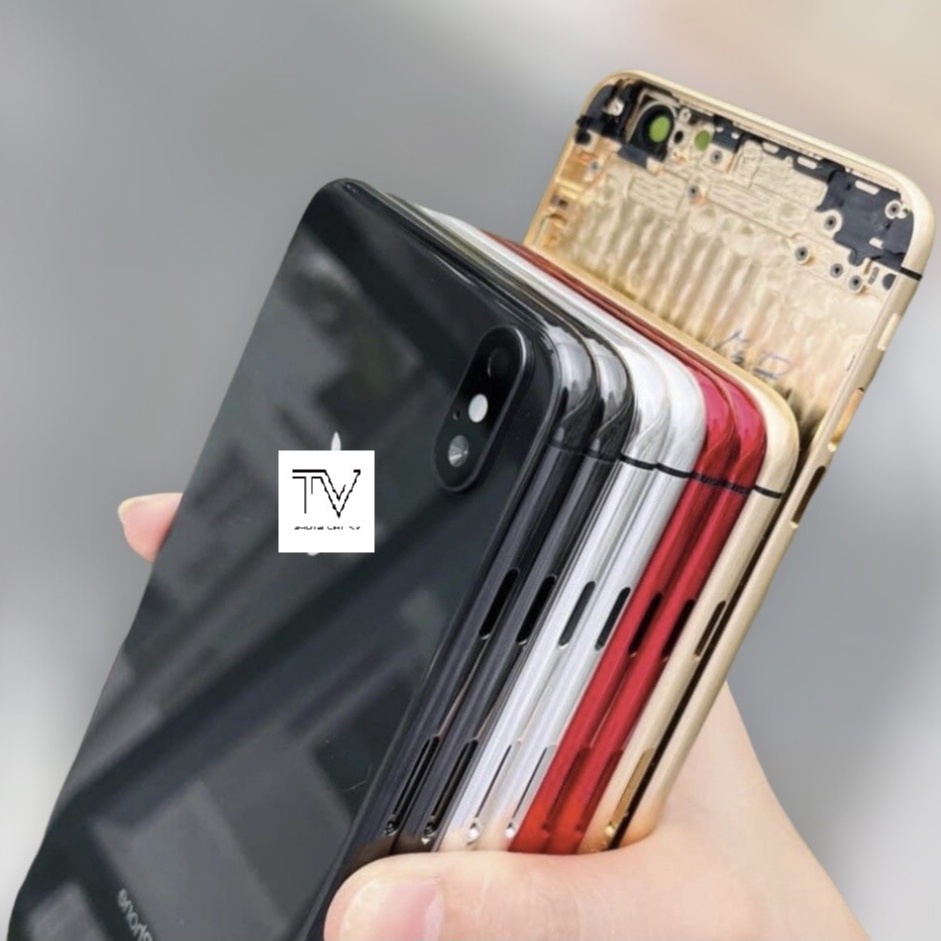 Vỏ độ 6plus, 6splus độ vỏ lên Xsmax (chuẩn đẹp tặng nút phím khe sim)