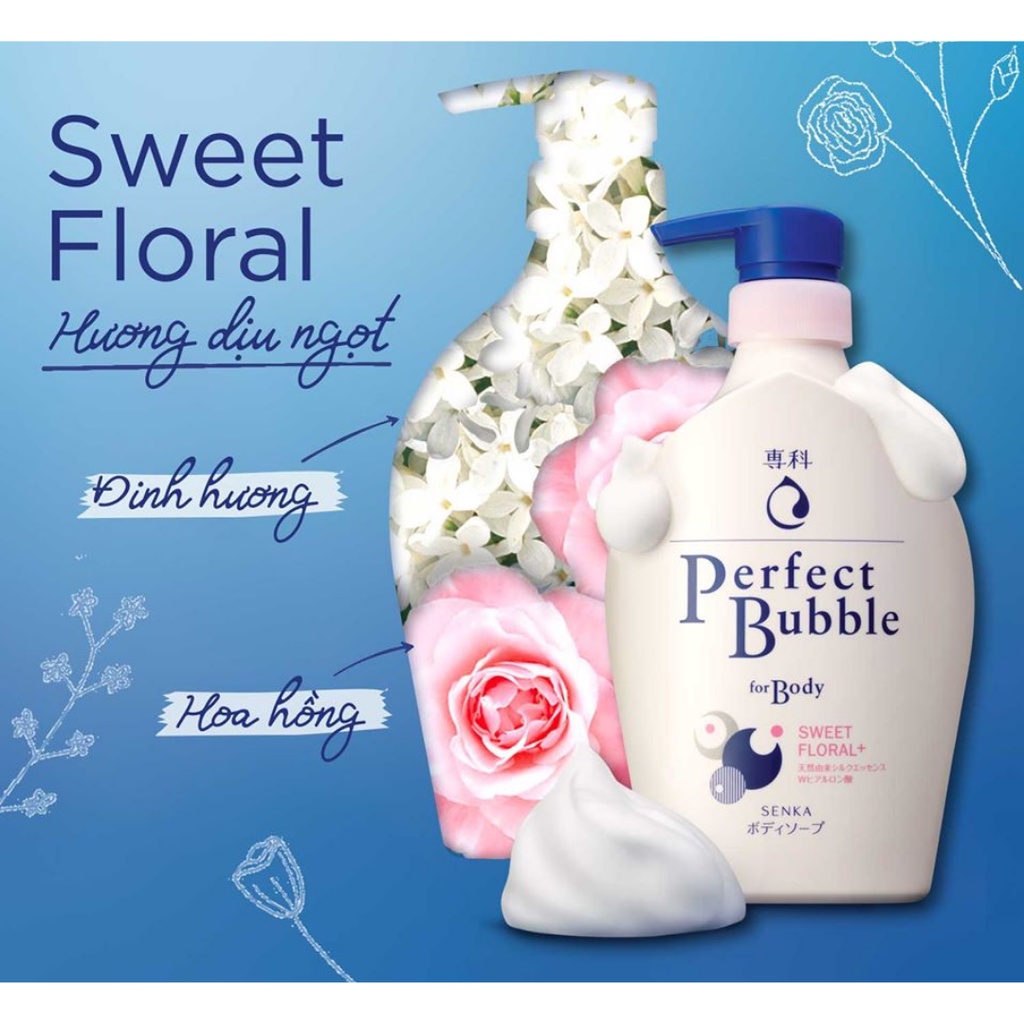 Sữa Tắm Senka Dưỡng Ẩm Perfect 500ml