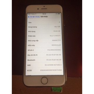 Điện thoại Iphone 6 64gb quốc tế
