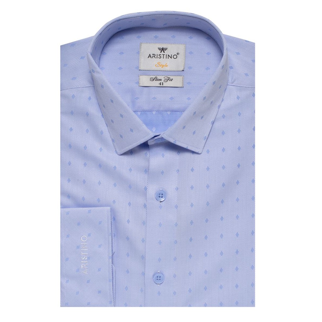 Áo sơ mi nam dài tay ARISTINO- sợi sồi- slim- als62808