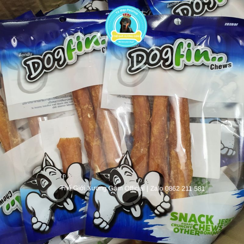 SNACK THƯỞNG DOGFIN MINI BAG CHO CHÓ 50-60GR