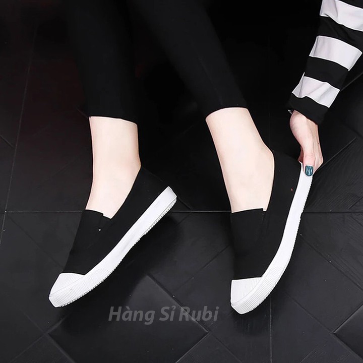 [Freeship] giày thời trang nữ hàn quốc, giày lười nữ trắng, giày nữ đi học giá rẻ, giày mọi nữ hàn quốc | BigBuy360 - bigbuy360.vn