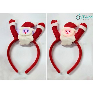 Cài tóc ông già Noel có đèn led TAN