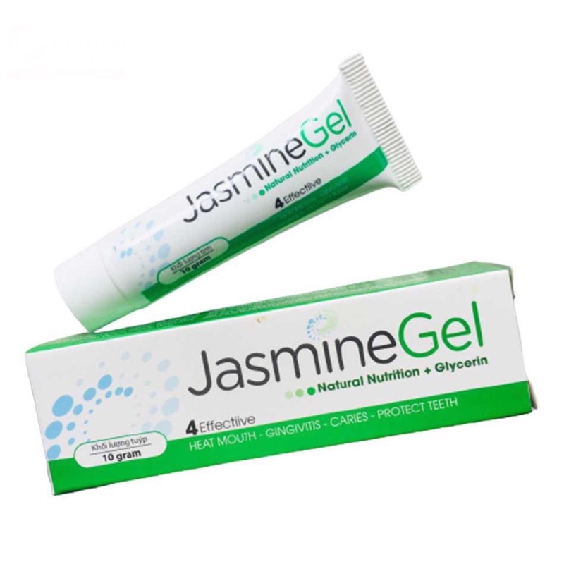 Gel tuýp bôi giảm nhiệt miệng, viêm lợi Jasmine gel