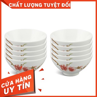 Bộ 10 chén cơm 11.5 cm daisy sắc xuân hoa đào