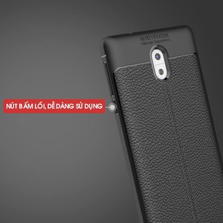 Ốp chống sốc vân da cho Nokia 3