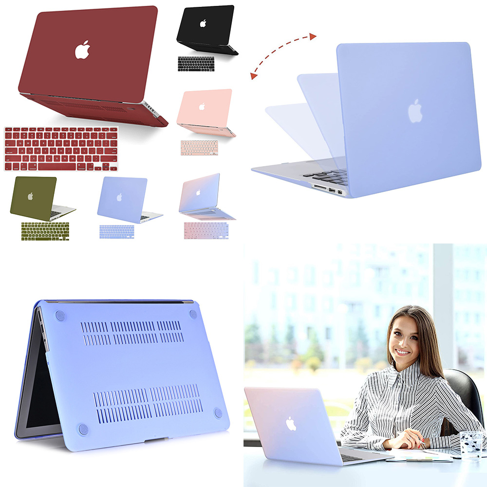 CLOUD  Case + Key Cover Apple Macbook Matte Case Laptop Protective Case Fingerprint-proof for Macbook Air 11'' 13'' Retina 12'' Pro Retina 13'' 15'' Hard PC Gradient Color Heat Dissipation Case