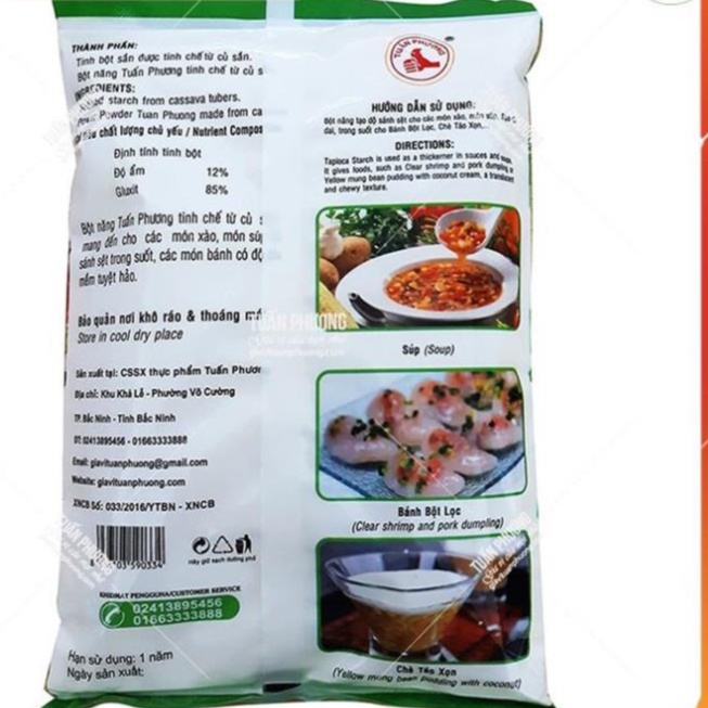 Bột Năng Tuấn Phương 400g ( Gói )