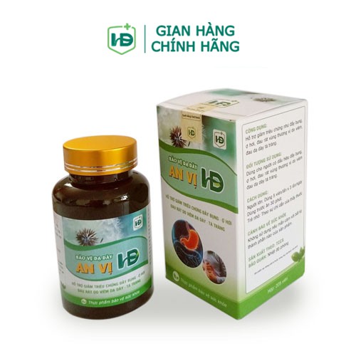 An Vị HĐ Diệt Vi Khuẩn H.P, Hết Viêm Loét Dạ Dày Hành Tá Tràng - Trào Ngược Thực Quản, Ợ Hơi, Chướng Bụng Ăn Không Tiêu