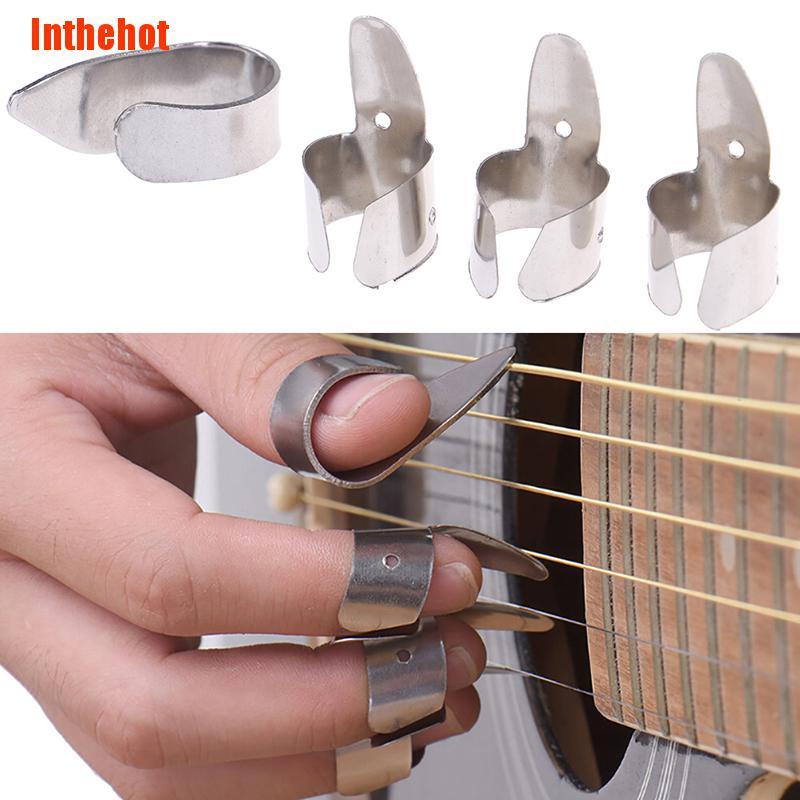 Bộ 4 Miếng Gảy Đàn guitar Bằng Kim Loại Tiện Dụng
