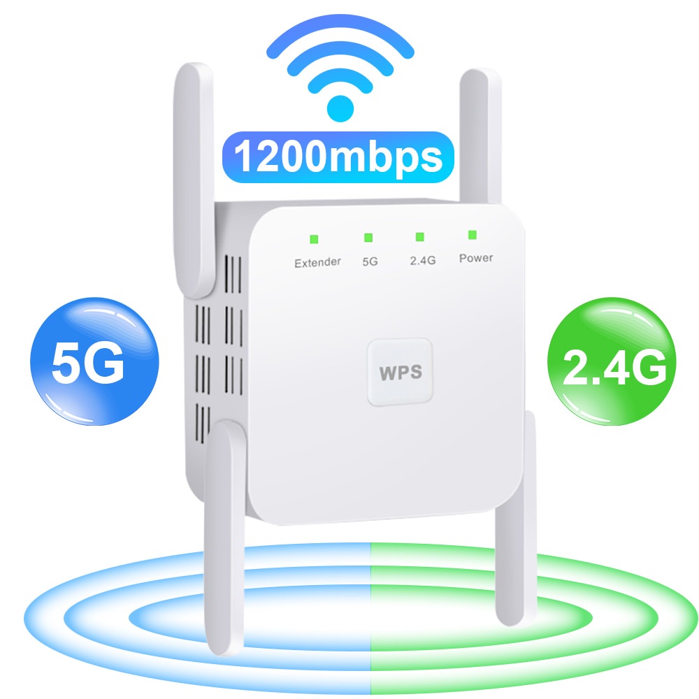 Thiết Bị Khuếch Đại Tín Hiệu Wifi 5G 1200Mbps 5 Ghz Chuyên Dụng