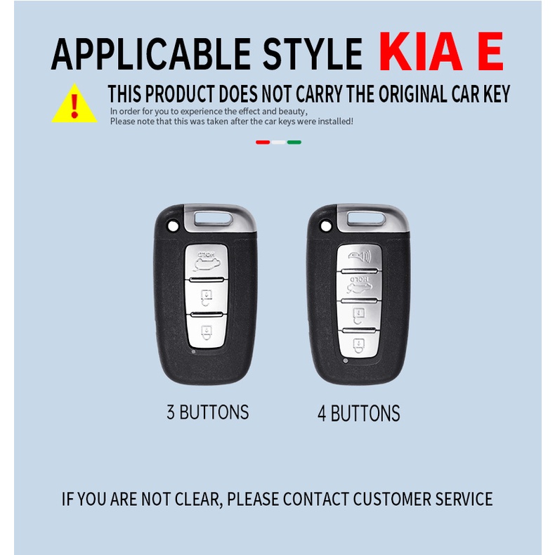 Vỏ Bảo Vệ Chìa Khóa Xe Hơi Hyundai Solaris HB20 Veloster SR IX35 Accent Elantra i30 KIA RIO Forte K2 K3 K5 Sportage 3 4 Nút