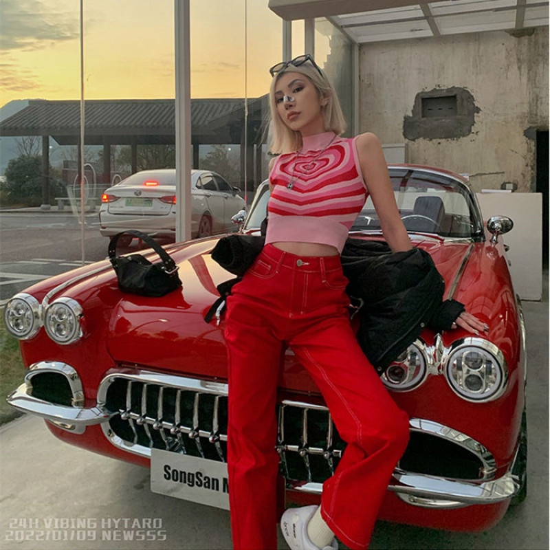 Quần Jean Nữ Ống Rộng Hợp Thời Trang