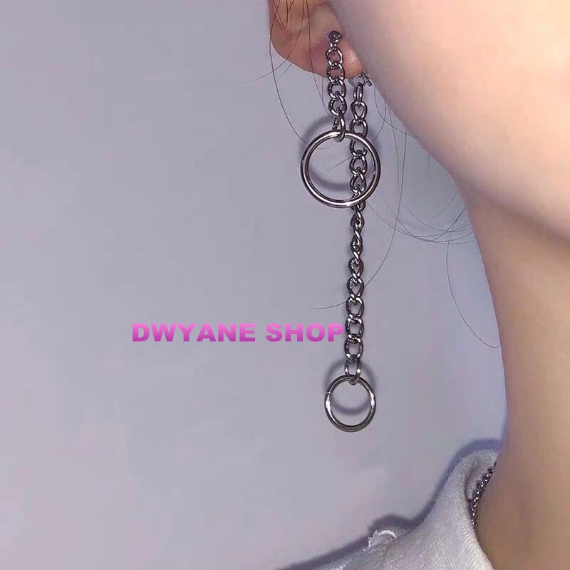 Khuyên Tai Dáng Dài Đơn Giản Cá Tính Phong Cách Hip-Hop