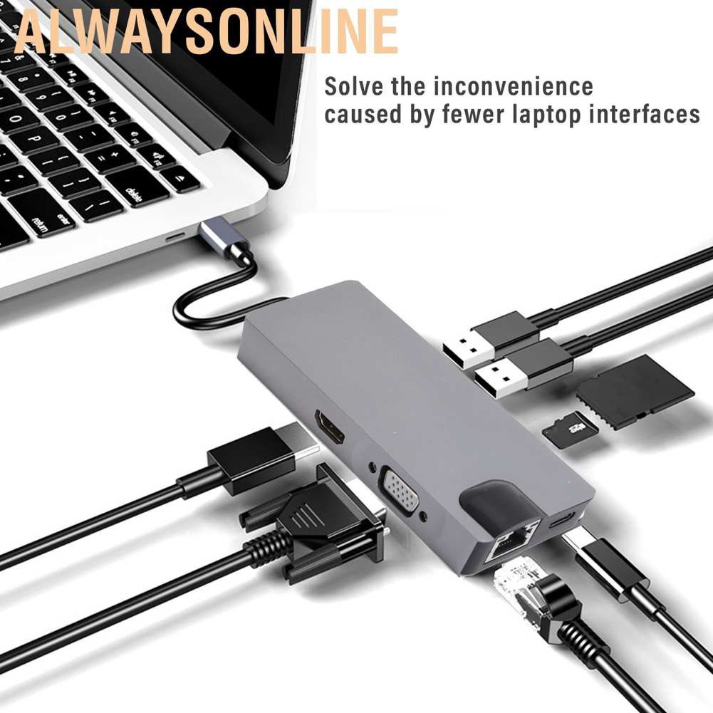 Đế Sạc Đa Năng 8 Trong 1 Tiện Dụng Chất Lượng Cao